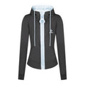 BADMUSE Contrast Big Zipper Hoodie